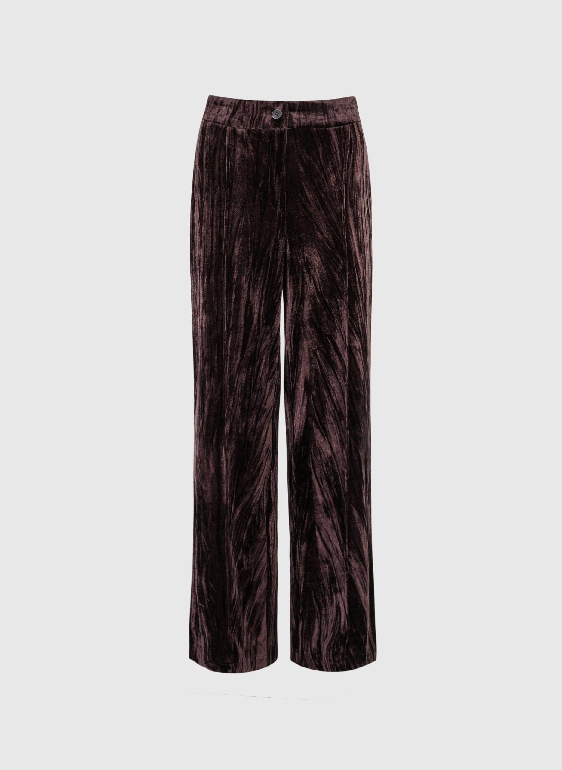 Elegantes Damen An'ge Paris Hose "Patrilou" Samt Schokoladenbraun - Image 3