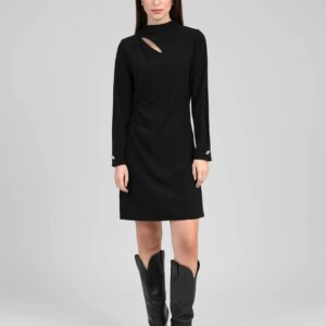 Elegantes Damen An'ge Paris Kleid Malola in Schwarz