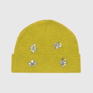 Alternative view of Elegantes Damen An'ge Paris Mütze "Bonnet" in Gelb