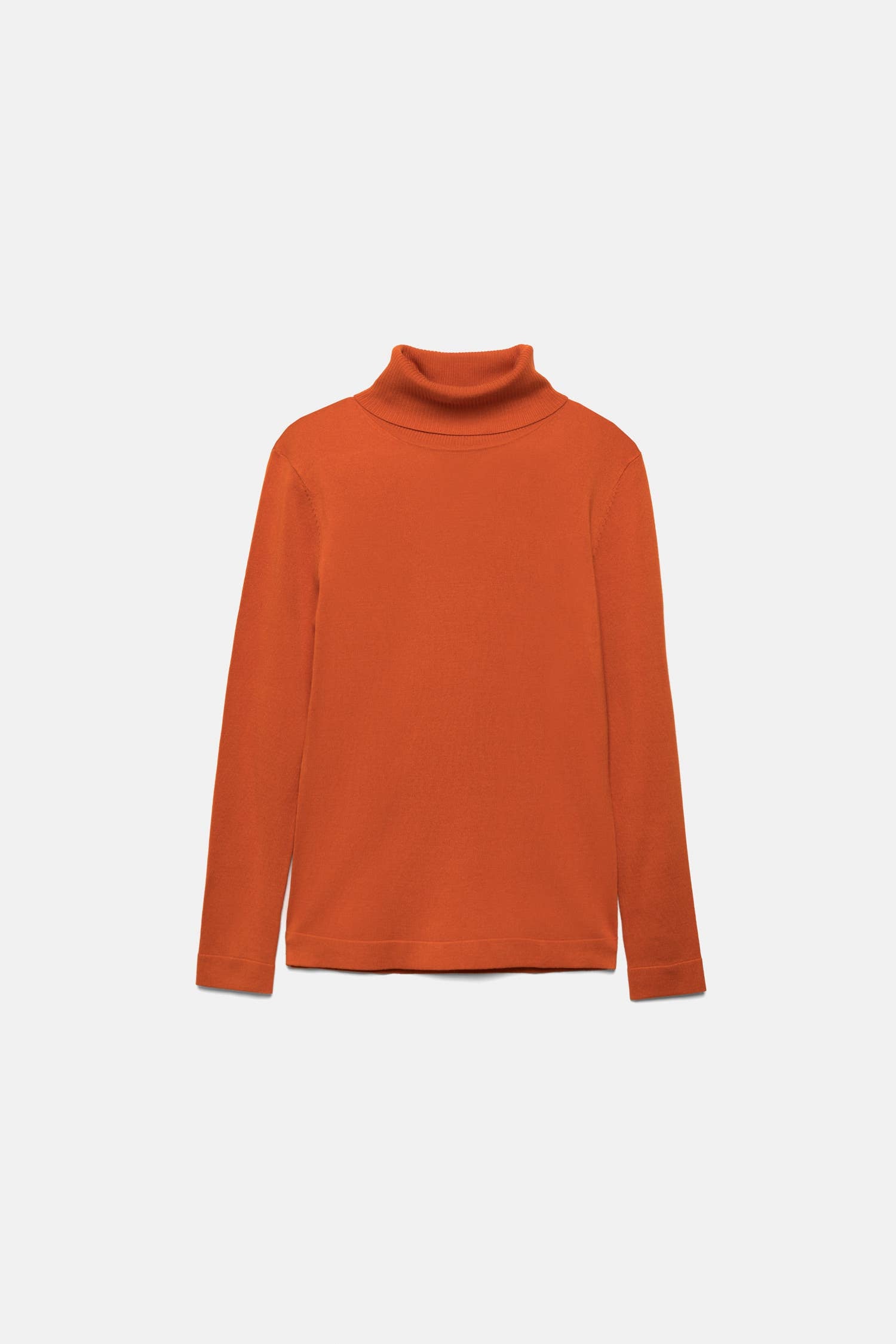 Elegantes Damen Lanidor Rollkragenpullover Orange - Image 2
