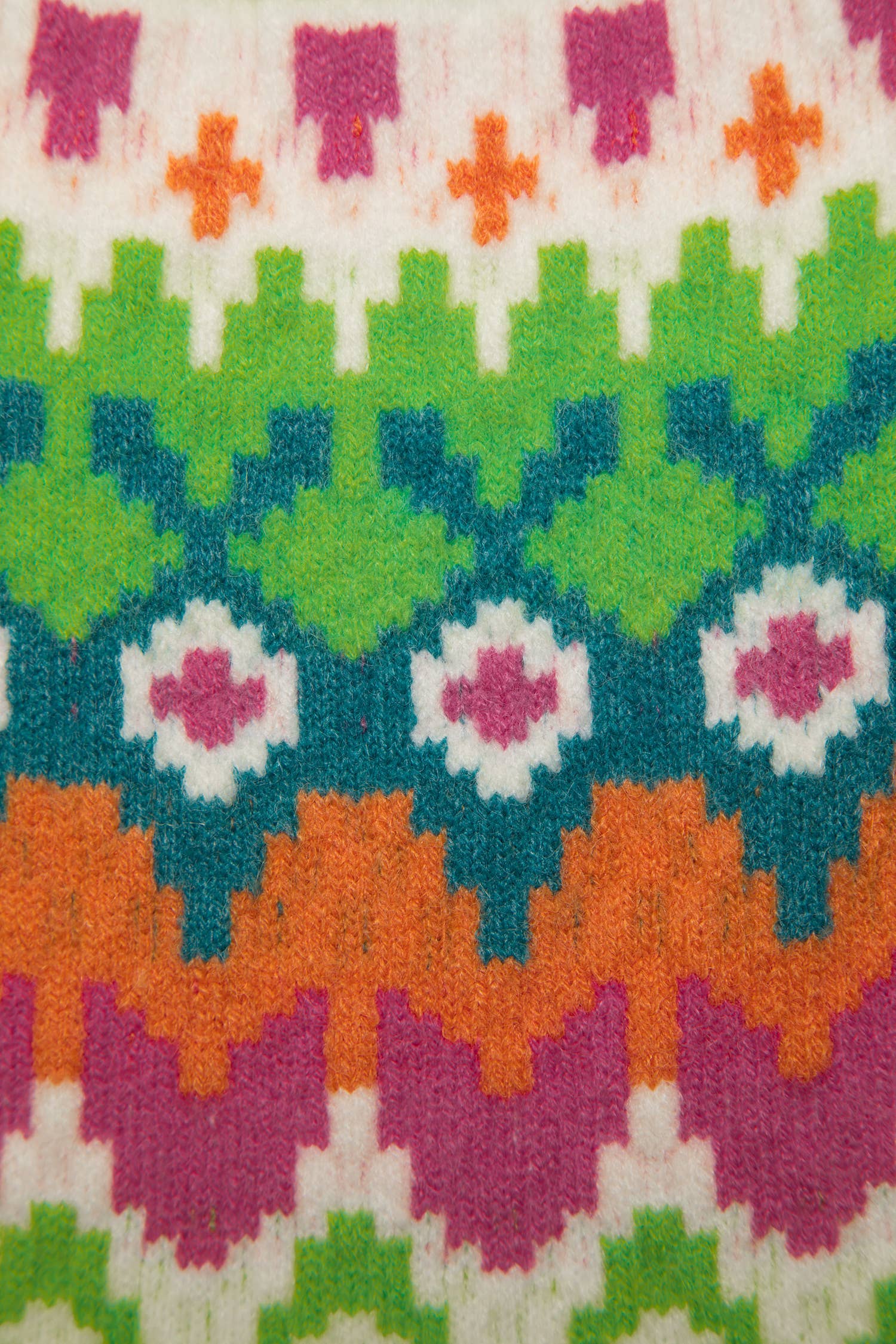 Elegantes Damen Lanidor Strickpullover im Norwegerstil mit Rundhalsausschnitt - Image 5